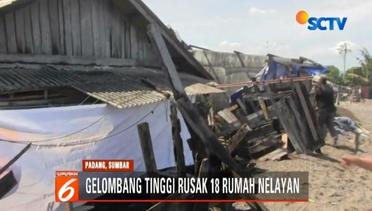Gelombang Tinggi Rusak Rumah Nelayan di Padang - Liputan6 Terkini