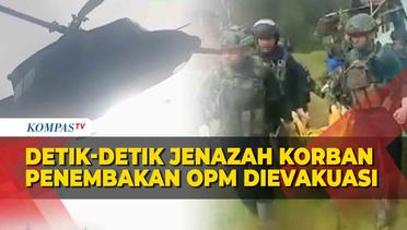 Detik-Detik TNI-Polri Evakuasi Jenazah Korban Penembakan OPM