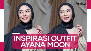 Inspirasi Busana Hijab Ayana Moon untuk Lebaran