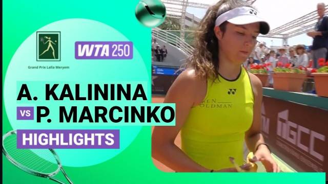 Final: Anhelina Kalinina vs Petra Marcinko - Highlight | WTA 250: Grand Prix Son Altesse Royale La Princesse Lalla Meryem 2026