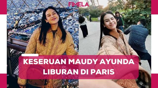 Maudy Ayunda Liburan Kece Bareng Suami di Paris