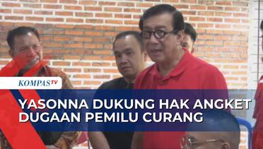 Yasonna Laoly Dukung PDI-P Soal Hak Angket Dugaan Pemilu Curang