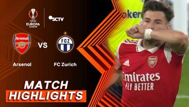 Arsenal VS FC Zurich - Highlights Liga Eropa UEFA 2022