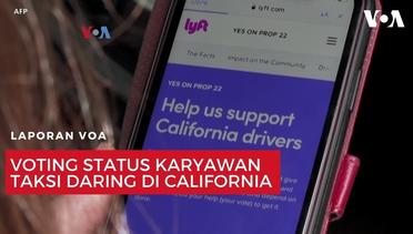 Voting Status Karyawan Taksi Daring di California