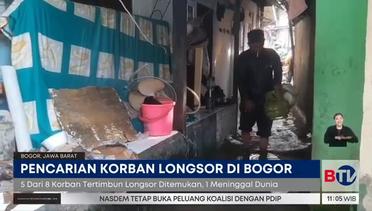 5 Warga Korban Longsor di Bogor Ditemukan, Satu Tewas