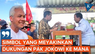 Jokowi "Ngebakso"Bareng Prabowo, Ganjar Nilai Dukungan Presiden Makin Jelas