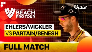 Full Match | Round 1 -  Court 2: Ehlers/Wickler (GER) vs Partain/Benesh (USA) | Beach Pro Tour Elite16 Ostrava, Czech Republic 2023