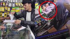 Usai Videonya Viral. Pemuda Diduga Pencuri HP ini Klarifikasi Bersama Pemilik Toko