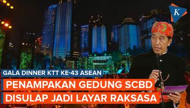 Gedung-gedung di SCBD Jadi Layar Raksasa Acara Gala Dinner KTT ASEAN Ke-43