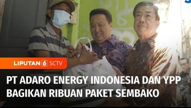 HUT ke-31, PT Adaro Energy Indonesia Bersama YPP Bagikan Ribuan Paket Sembako | Liputan 6