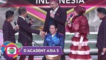 Cakeep!! Randa LIDA-Indonesia Main Jimbe "No Women No Cry" Iringi Soimah & Kak Ros | D'Academy Asia 5