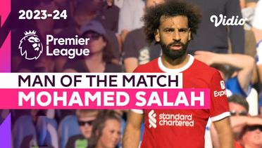 Aksi Man of the Match: Mohamed Salah | Brighton vs Liverpool | Premier League 2023/24