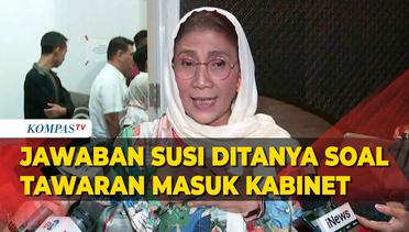 Jawaban Tegas Susi Ditanya Soal Tawaran Masuk Kabinet Prabowo-Gibran