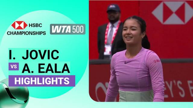 Iva Jovic vs Alexandra Eala - Highlight | WTA 500: The HSBC Championships 2026