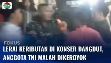 Anggota TNI Dikeroyok saat Coba Amankan Keributan pada Acara Dangdut di Grobogan | Fokus