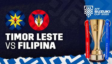 Full Match - Timor Leste vs Filipina | AFF Suzuki Cup 2020
