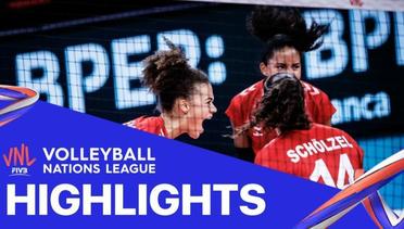 Match Highlight | VNL WOMEN'S - Dominican Republic 3 vs 2 Germany | Volleyball Nations League 2021