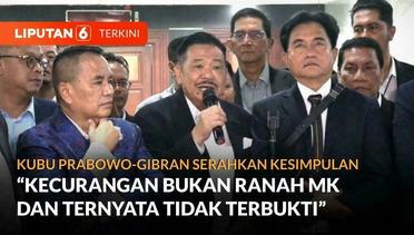 Tim Pembela Prabowo-Gibran Yakin Hakim MK Akan Tolak Permohonan Kubu Anies dan Ganjar | Liputan 6