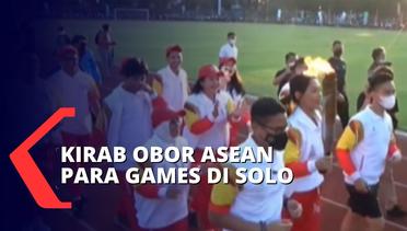 Ditemani Atlet, Sandiaga Uno dan Gibran Arak Api Obor ASEAN Para Games Menuju Balai Kota Solo!