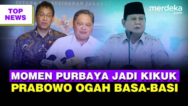 Momen Purbaya 'Kikuk' Dekat Menko Airlangga | Prabowo Keras Depan Kapolri, Ogah Basa-Basi!