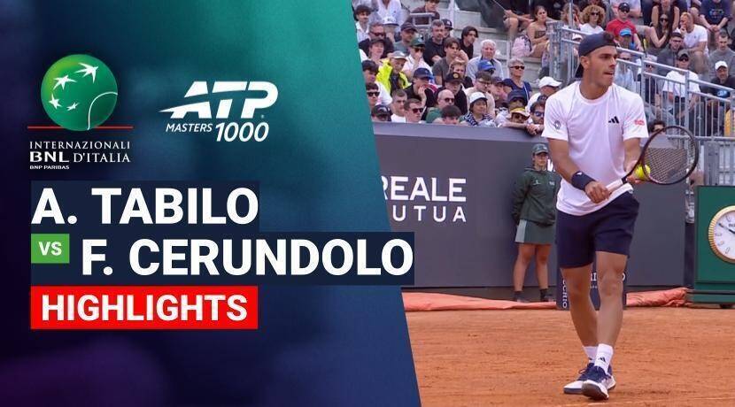 Alejandro Tabilo vs Francisco Cerundolo - Round 2 (Pietrangeli) | ATP 1000: Internazionali BNL d'Italia 2026