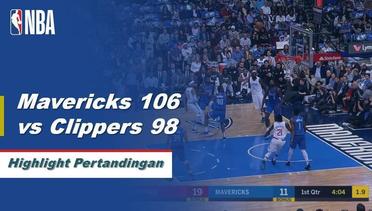 NBA | Cuplikan Hasil Pertandingan - Mavericks 106 vs Clippers 98