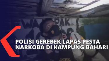 Polres Jakut dan Brimob Gerebek Lapak Pesta Narkoba di Kampung Bahari