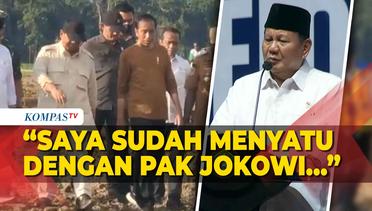 Menhan Prabowo Singgung Lawan Jadi Kawan: Saya Sudah Menyatu dengan Jokowi