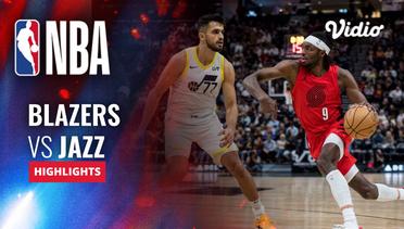 Portland Trail Blazers vs Utah Jazz - Highlights | NBA Regular Season 2023/24