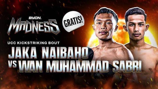 Jaka Naibaho vs Wan Muhammad Sabri - UCC Kickstriking Bout - Full Match | Byon Madness 2025