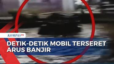 Detik-detik Mobil Hanyut Terseret Banjir di Makale Tana Toraja