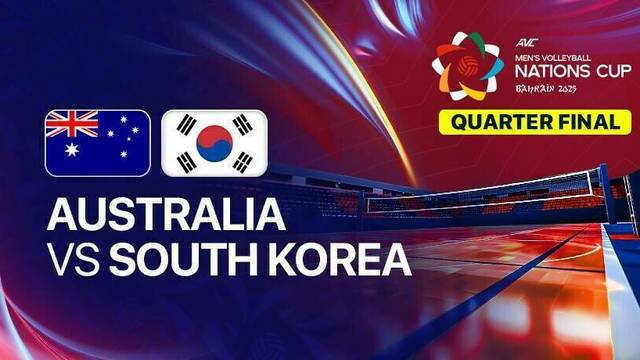 Quarter Final 1: Australia vs South Korea - Full Match | AVC Men's Volleyball Nations Cup 2025