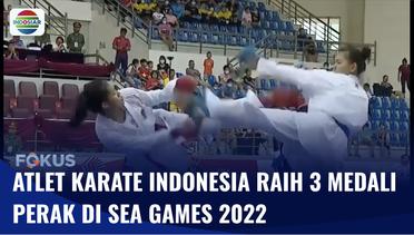 Atlet Karate Indonesia Sumbang Tiga Perak di SEA Games 2022 | Fokus