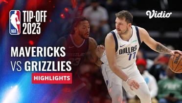 Dallas Mavericks vs Memphis Grizzlies - Highlights | NBA Regular Season 2023/24
