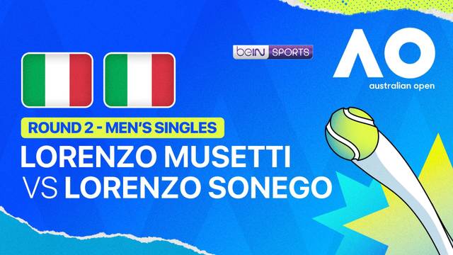 Lorenzo Musetti (ITA) vs Lorenzo Sonego (ITA) - Full Match | Australian Open 2026