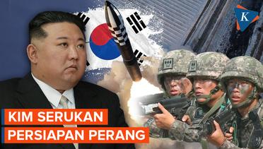 Sorak Sorai Sambut Pidato Kim Jong Un Soal Peningkatan Persiapan Perang