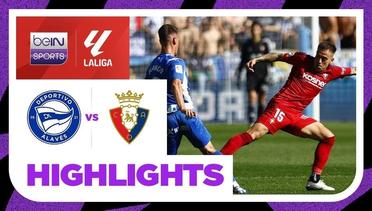 Alaves vs Osasuna - Highlights | LaLiga Santander 2023/2024