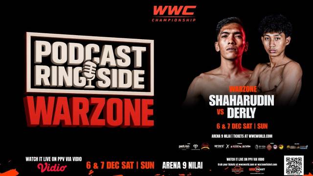 Ringside: Shaharudin vs Derly | Warzone World Championship 2025