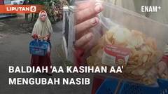 Viral Baldiah 'Aa Kasihan Aa' Mengubah Nasib Menjadi Pedagang Keripik