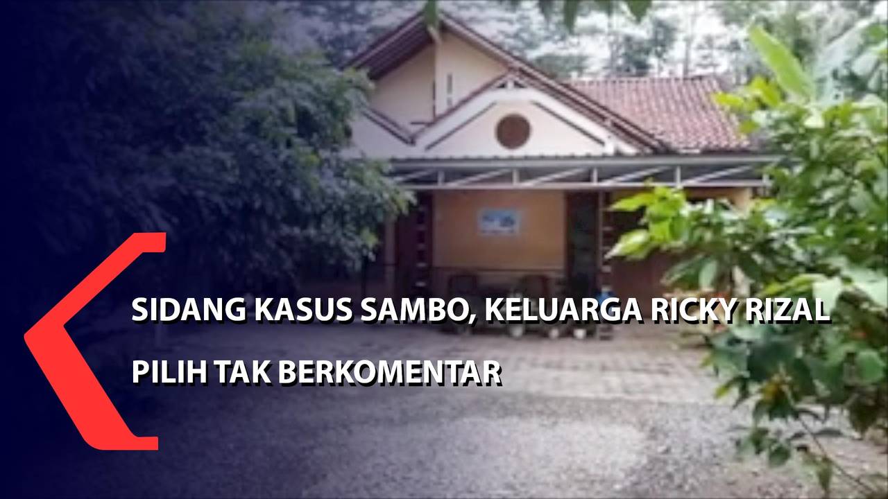 Sidang Kasus Sambo, Keluarga Ricky Rizal Pilih Tak Berkomentar - Kompas ...