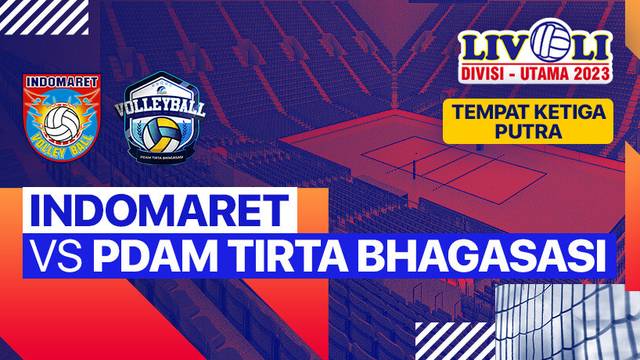 Perebutan Tempat Ketiga Putra: Indomaret vs PDAM Tirta Bhagasasi Bekasi - Full Match | Livoli Divisi Utama 2023