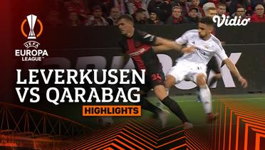 Leverkusen vs Qarabag FK - Highlights | UEFA Europa League 2023/24