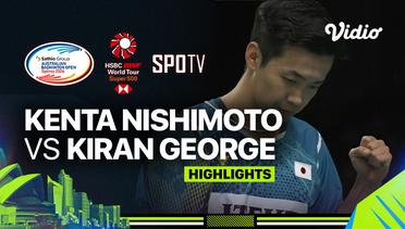 Kenta Nishimoto (JPN) vs Kiran George (IND) - Highlights | Sathio Group Australian Open 2024 - Men's Singles