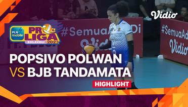 Highlights | Jakarta Popsivo Polwan vs Bandung BJB Tandamata | PLN Mobile Proliga Putri 2023