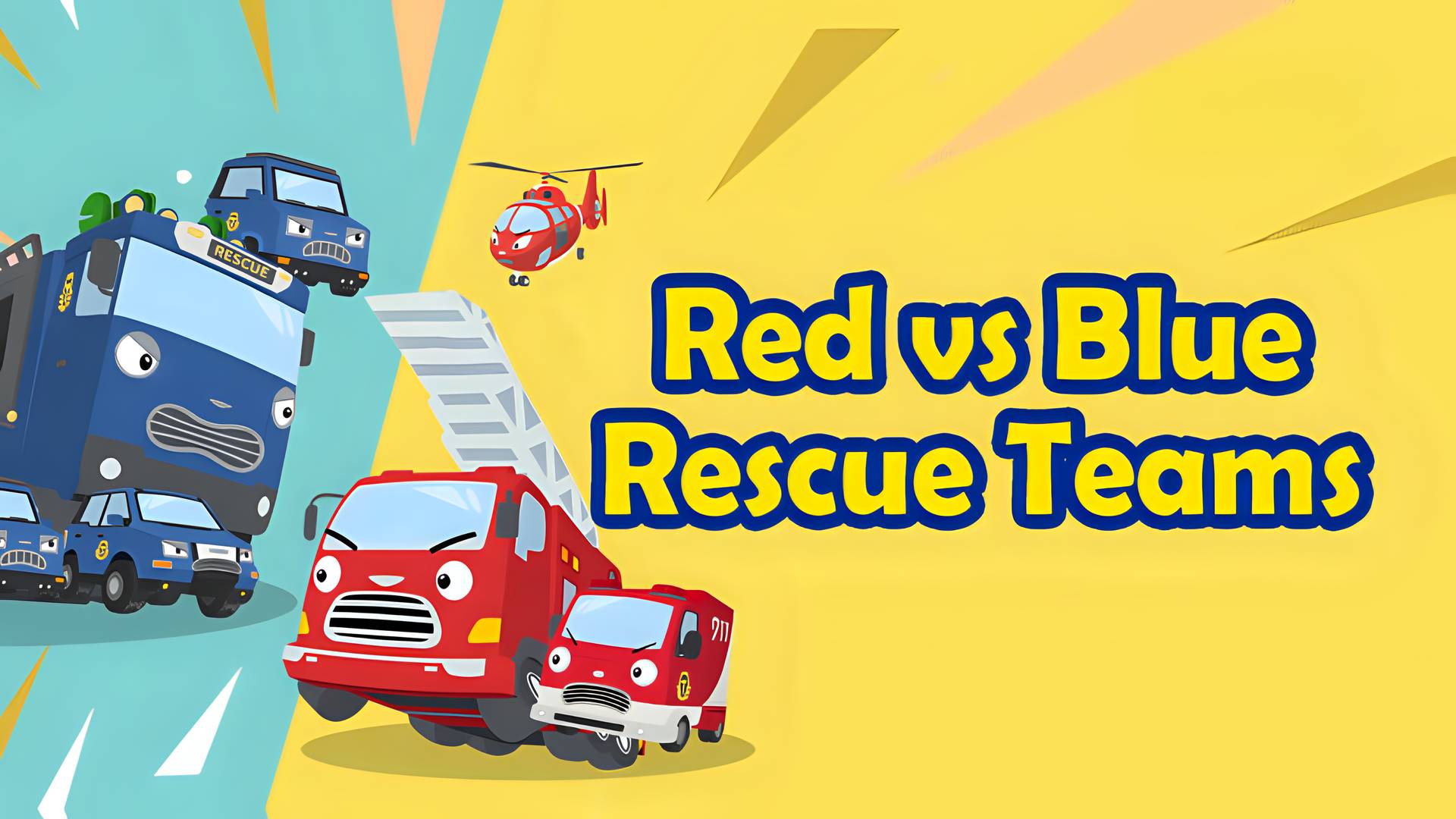 Red vs Blue Rescue Team