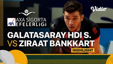 Highlights | Galatasaray HDI Sigorta vs Ziraat Bankkart | Turkish Men's Volleyball League 2022/2023