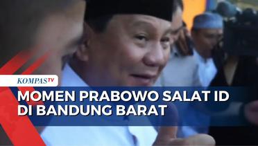 Rayakan Iduladha, Prabowo Salat Id dan Berkurban di Bandung Barat