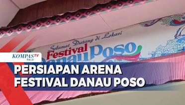 Kerja Bakti Persiapan Arena Festival Danau Poso