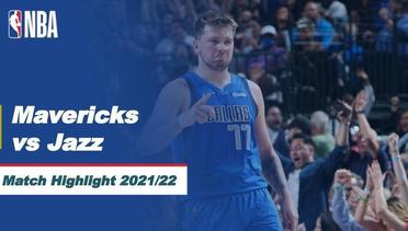 Match Highlight | Dallas Mavericks vs Utah Jazz | NBA Regular Season 2021/22