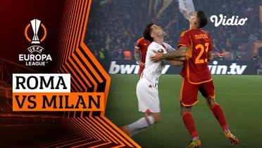 Roma vs Milan - Mini Match | UEFA Europa League 2023/24 - Quarter Final